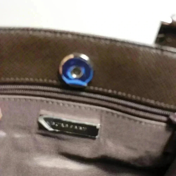 Brown Burberry House Check Canvas Crossbody Bag - Picture 8 of 16